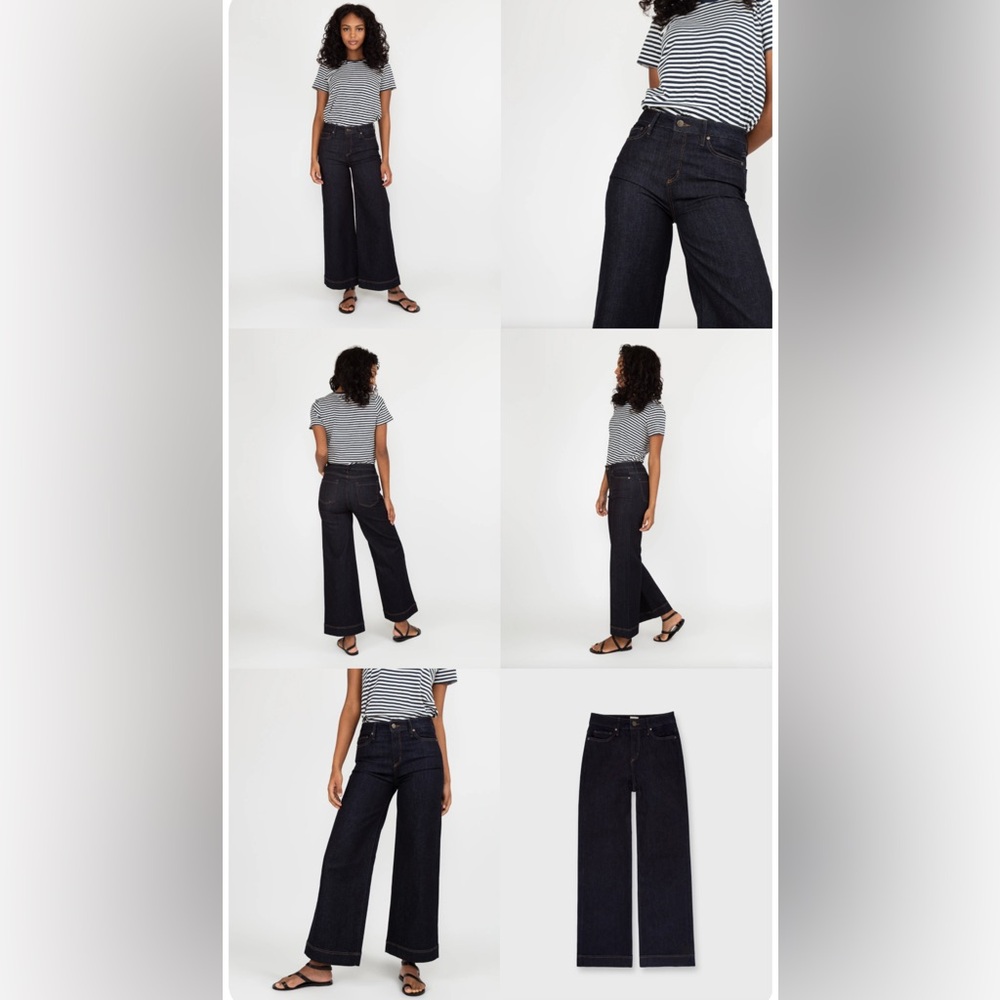 Ann Mashburn Wide Leg jeans in indigo size 29